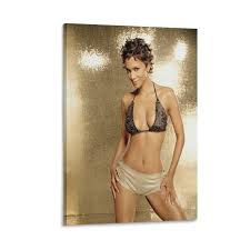 Amazon.com: HBHLYUN Halle Maria Berry Sexy Poster Canvas Wall Art Posters  For Room Aesthetic And Decor 10 Poster For Living Room Bedroom Office Decor  20x30inch(50x75cm): Posters & Prints