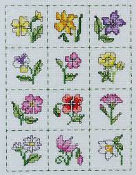 Cat, free cross stitch patterns and charts. Cross Stitch Small Flower Design Novocom Top