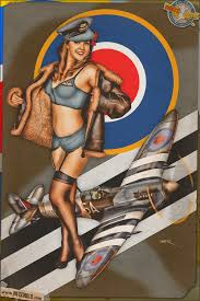 I collect leather flight jackets with nose art painted on the backs. Pinups Spitfire Curves By Warbirdphotographer On Deviantart