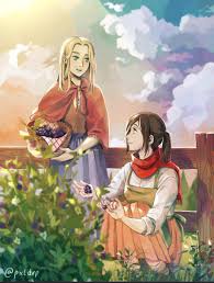 Mikasa and Historia-[Credit to @pxldrp] : rShingekiNoKyojin