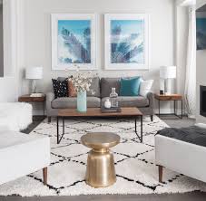 Living Room Blue Teal Accent Colors Pop Against The More Neutral Cohesive Pallette Of Black Whit Living Room Colors Black And White Living Room Living Decor