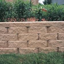 Pavestone 4 In X 11 75 In X 6 75 In San Diego Tan Concrete Retaining Wall Block 144 Pieces 46 6 Sq Ft Pallet 81175 The Home Depot Landscaping Retaining Walls Backyard Retaining Walls Concrete Retaining Walls