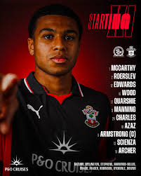 Your starting SAINTS at Blackburn 🖤❤️