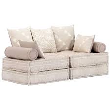 Lasciati conquistare dal suo colore divanetto 2 posti in pallet richiudibile, ecologico e facile da pulire. Vidaxl Divano Letto Modulare A 2 Posti Beige In Tessuto Eprice