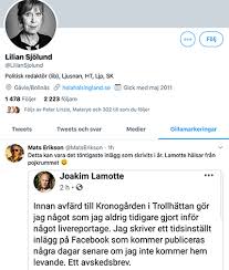 Ann linde är sedan 1989 gift med mats eriksson 28 (född 1957). Har Hanar Lofvens Tjansteman Lamotte Efter Valdsamma Attacken Nyheter Idag