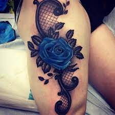 Tattoo Leg Thigh Quotes Flower 34 Ideas Lace Tattoo Leg Tattoos Rose Tattoo Thigh