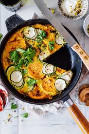 Tolles Rezept Fur Eine Zucchini Frittata Mit Susskartoffeln Tinastausendschon Rezept In 2020 Zucchini Frittata Rezepte Frittata