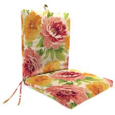 Kanou chair pad with ties non slip kitchen dining chair cushion and seat cushion with machine washable cover durable soft mat pads 17x 16.5,1 pack,black. Mainstays Muree Primrose 1 Piece Outdoor Dining Chair Cushion Walmart Com Walmart Com