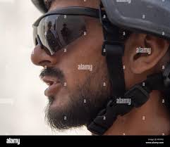 Afghan dog handler hi-res stock photography and images