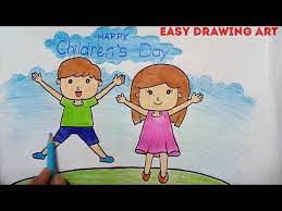 This video shows how kids can make #14th #november #baldiwas drawing in #school projects. How To Make Children S Day Poster Drawing Youtube