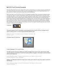 Mac os x programs use the defaults system to record user preferences and other information. Mac Os X Top 50 Terminal Commands Finder Software Safari Web Browser