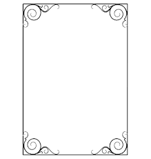 Page Border Black And White Google Search Borders For Paper Scrapbook Frames Page Border