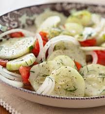 Zesty Cucumber Salad Paula Deen Recipe Cucumber Recipes Cucumber Salad Food Network Recipes