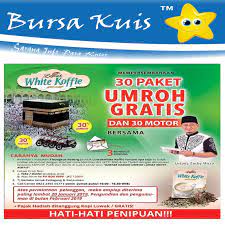 Masukkan ke dalam amplop putih dan tulis di sudut kanan atas gebyar hadiah umroh luwak white koffie. Promo Kuis White Coffee Luwak Di Perpanjang Hingga 20 Januari 2019 Bursa Kuis Online Info Kuis Dan Lomba Online Berhadiah