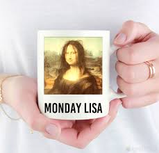 MONDAY LISA MONA ŚMIESZNY KUBEK + PUDEŁKO GW373 IgaDRUK.pl