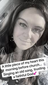 Just a quick minute before heading to church — my heart needed to sing...