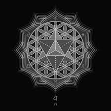 The model of creation in the palm of your hand. Sacred Geometry Heart Chakra Black White Storefrontier