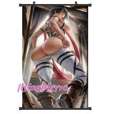 Anime Mikasa Booty Canvas HD Poster Wall Scroll Home Decoration 60*90CM 