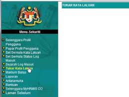 Berikut adalah perkongsian panduan hrmis 2.0: Tukar Kata Laluan Hrmis Youtube