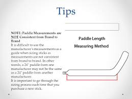 Proper Stick Sizing Fitting To Properly Fit A Goalie Stick