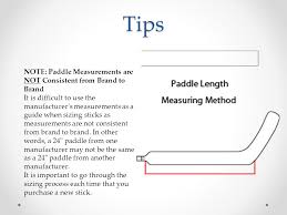 proper stick sizing fitting to properly fit a goalie stick