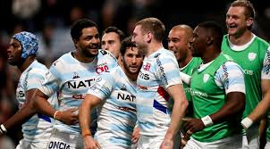 Sur une nouvelle touche, baptiste chouzenoux capte. European Professional Club Rugby Racing 92 Comfortably Defeat Defending Champions Saracens
