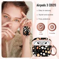 Amazon.com: Maxjoy for AirPods 3rd Generation Case Cover, Cute  Electroplating with Gold Heart Pattern with Lanyard Shockproof Cover for  Girls Woman ...
