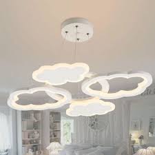 White Cloud Shape Hanging Chandelier Nordic Led Acrylic Ceiling Pendant Light In White Light Chandeli Ceiling Pendant Lights Hanging Chandelier Ceiling Pendant