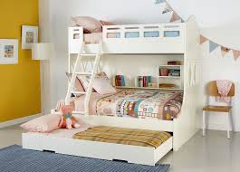 Snow Bunk W Single Trundle Modern Bunk Beds Bunk Beds With Stairs Bunk Beds