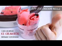 Ice cream cone mcd tersebut termasuk soft ice cream yang sederhana. Diy Ice Cream Roll Cara Membuat Ice Cream Roll Dirumah Sederhana Youtube