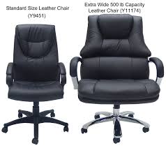 Chairs for the big and tall. Extra Wide Big Tall Leather Desk Chair Modern Office