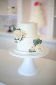 Blush Garden Roses And Eucalyptus Leaves Buttercream Cake Buttercream Wedding Cake Simple Wedding Cake Wedding Cake Eucalyptus