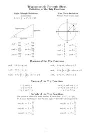 Sin cos x x 1. Trig Notes Lesson 2 And Lesson 3 Pdf Free Download