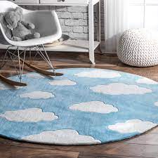 Check spelling or type a new query. Nuloom Sachiko Cloudy Kids Round Rug 5 Round Blue Buy Online In Angola At Angola Desertcart Com Productid 47597189