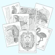 Take a deep breath and relax with these free mandala coloring pages just for the adults. 21 Free Animal Coloring Pages For Adults The Artisan Life