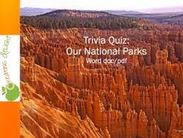 Grand canyon (arizona) yellowstone (wyoming, montana, idaho) yellowstone was the first national park, signed into law in 1872 by president ulysses s. National Park Trivia By Creating Delight Teachers Pay Teachers