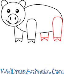 1483x2079 from peppa pig cartoon coloring pages for kids, printable free. How To Draw A Simple Pig For Kids