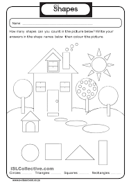 Geometry Shapes Shapes Worksheet Kindergarten Shapes Worksheets Preschool Worksheets