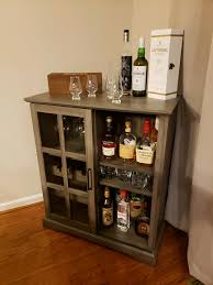 Obviously the previous owner didn't see much when they looked at it, and decided to sell it for a very minimal cost, considering what it's being turned into. Wife Got Me A Liquor Cabinet For Christmas I Love It Now I Just Need To Fill It Up Warning Not Organized Clear Alcohol Present Whiskey