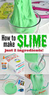 Homemade Slime Recipe Just 2 Ingredients Homemade Slime Recipe Homemade Slime Slime Recipe