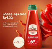 Ketchup Container Small Sauce Bottles Packages for Sauces Empty Bottle  Plastic Bouteill Pe Hot Chilli Sause Mayonnaise 300Ml