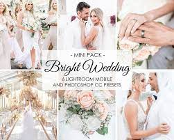 Lightroom Presets 6 Presets Bright Wedding Wedding Etsy In 2021 Wedding Presets Bright Wedding Wedding Photography Tips