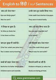 Contextual translation of hindi to english translation sentence into english. Hindi To English Sentences And Phrases In 2020 English Learning Spoken English Sentences Hindi Language Learning