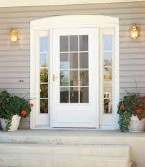 This storm door has a partial window on the top with a half screen for adjustable ventilation. Storm Doors Roscoe Il Kobyco Replacement Windows Interior And Exterior Doors Closet Organizers And More Serving Rockford Il And Surrounding Areas