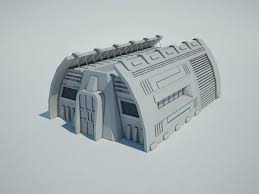 Futuristic Sci Fi Building 3d Model Futuristic Architecture Art 3d Model