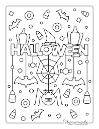 These free, printable halloween coloring pages for kids—plus some online coloring resources—are great for the home and classroom. 89 Halloween Coloring Pages Free Printables