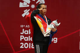 Hidilyn diaz of the philippines made history on monday at the 2020 tokyo olympics. Golden Girl Weightlifter Hidilyn Diaz Bags Ph S First Gold At Asian Games Coconuts Manila