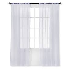 84 X40 Crinkle Sheer Curtain Panel White Room Essentials White Paneling White Sheer Curtains Sheer Curtain Panels
