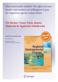 Maybe you would like to learn more about one of these? Pdf Does Nationality Matter The Effect Of Cross Border Information On Willingness To Pay For Migratory Species Conservation