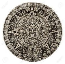 The Mayan Calendar Isolated On White Background Mayan Calendar Mayan Art White Background